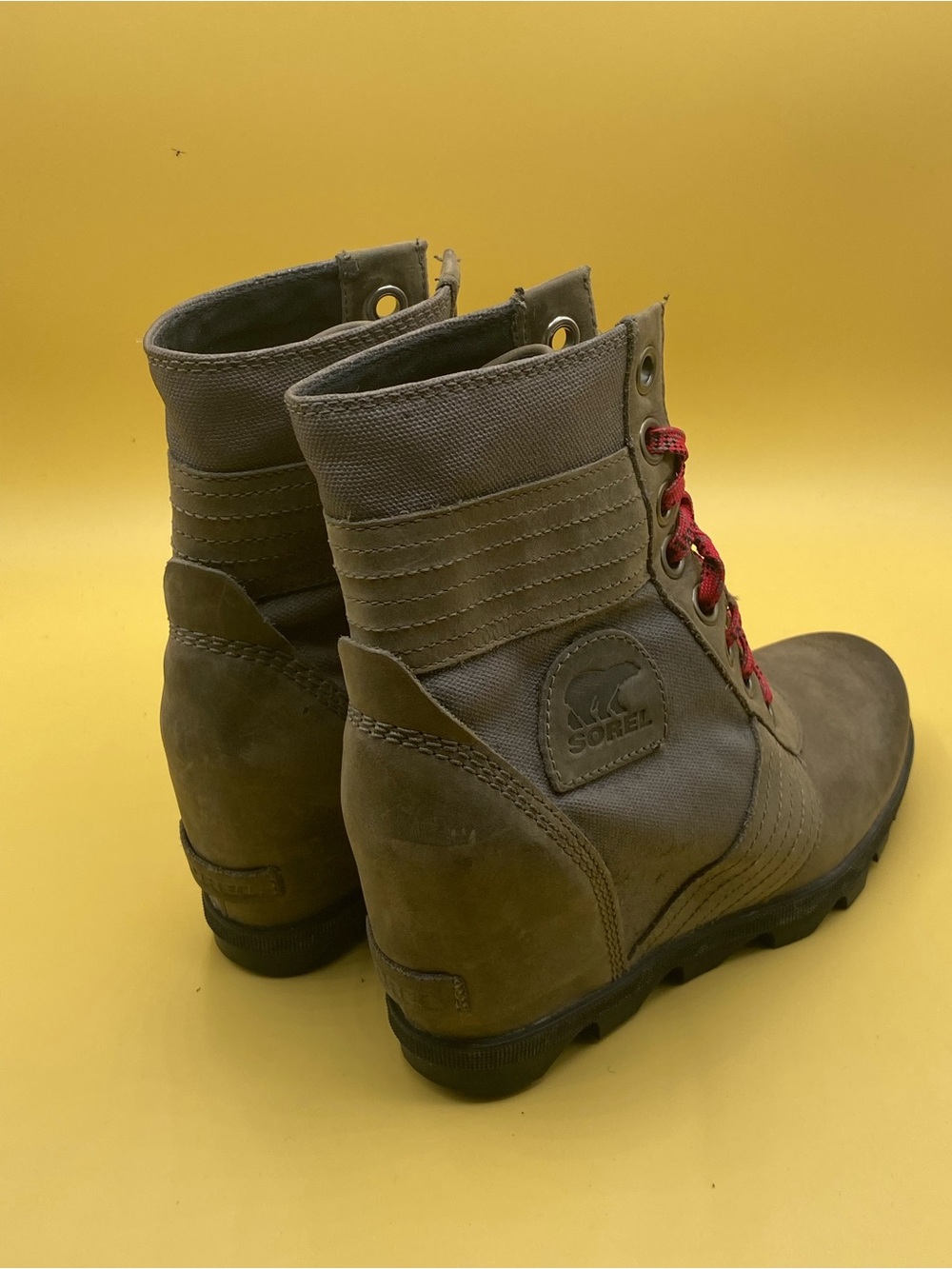 Sorel Women's Lexie Wedge boots in Quarry gray - Picture 2 of 4